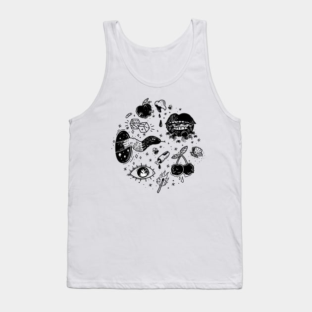 Evil things Tank Top by annikashop